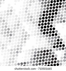 Abstract grunge grid polka dot background pattern. Spotted halftone vector line illustration
