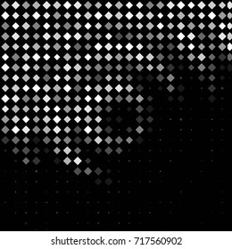 Abstract grunge grid polka dot background pattern. Spotted halftone vector line illustration
