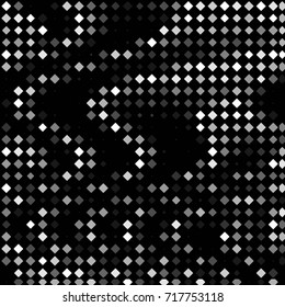 Abstract grunge grid polka dot background pattern. Spotted halftone vector line illustration
