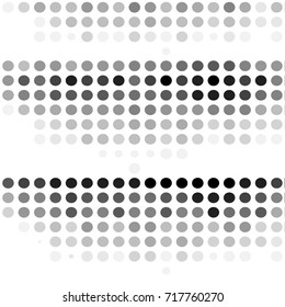 Abstract grunge grid polka dot background pattern. Spotted halftone vector line illustration
