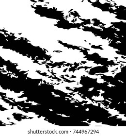 Abstract grunge grid polka dot halftone background pattern. Spotted black and white vector line illustration