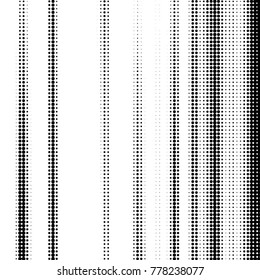 Abstract grunge grid polka dot halftone background pattern. Spotted black and white vector line illustration
