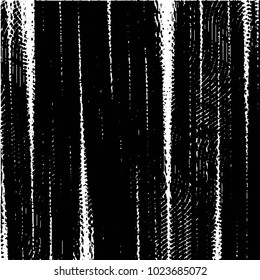 Abstract grunge grid stripe halftone background pattern. Black and white line vector illustration
