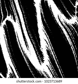Abstract grunge grid stripe halftone background pattern. Black and white line vector illustration
