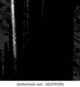 Abstract grunge grid stripe halftone background pattern. Black and white line vector illustration
