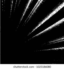 Abstract grunge grid stripe halftone background pattern. Black and white line vector illustration
