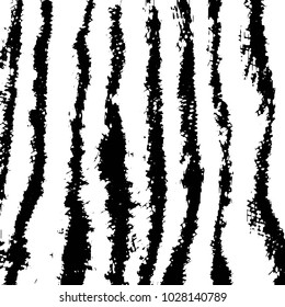 Abstract grunge grid stripe halftone background pattern. Black and white line vector illustration

