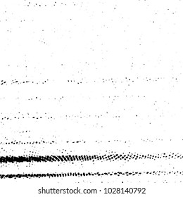 Abstract grunge grid stripe halftone background pattern. Black and white line vector illustration
