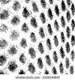 Abstract grunge grid stripe halftone background pattern. Black and white line vector illustration
