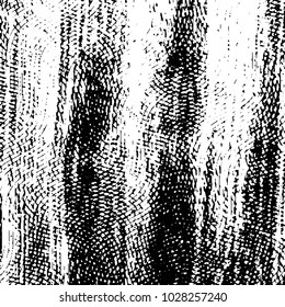 Abstract grunge grid stripe halftone background pattern. Black and white line vector illustration
