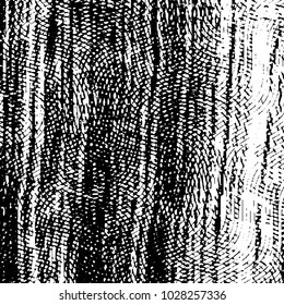 Abstract grunge grid stripe halftone background pattern. Black and white line vector illustration
