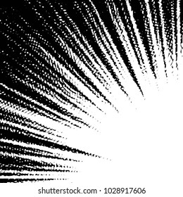 Abstract grunge grid stripe halftone background pattern. Black and white line vector illustration
