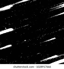 Abstract grunge grid stripe halftone background pattern. Black and white line vector illustration
