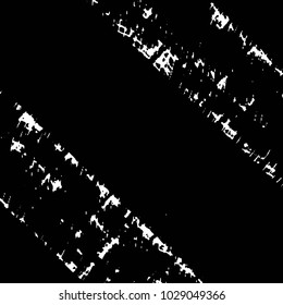 Abstract grunge grid stripe halftone background pattern. Black and white line vector illustration
