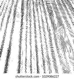Abstract grunge grid stripe halftone background pattern. Black and white line vector illustration

