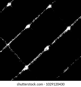 Abstract grunge grid stripe halftone background pattern. Black and white line vector illustration
