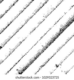Abstract grunge grid stripe halftone background pattern. Black and white line vector illustration
