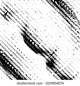 Abstract grunge grid stripe halftone background pattern. Black and white line vector illustration
