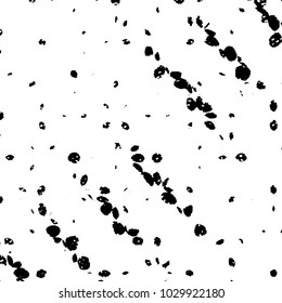 Abstract grunge grid stripe halftone background pattern. Black and white line vector illustration
