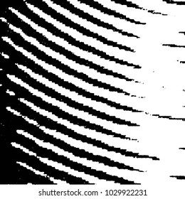 Abstract grunge grid stripe halftone background pattern. Black and white line vector illustration
