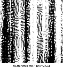 Abstract grunge grid stripe halftone background pattern. Black and white line vector illustration
