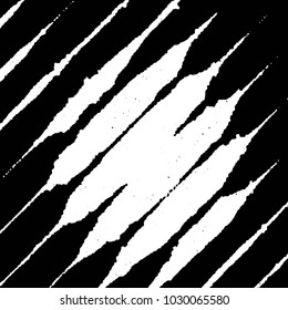 Abstract grunge grid stripe halftone background pattern. Black and white line vector illustration
