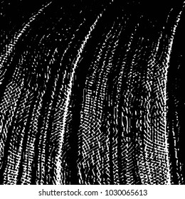 Abstract grunge grid stripe halftone background pattern. Black and white line vector illustration
