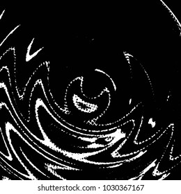 Abstract grunge grid stripe halftone background pattern. Black and white line vector illustration
