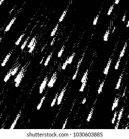 Abstract grunge grid stripe halftone background pattern. Black and white line vector illustration
