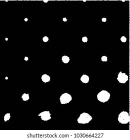 Abstract grunge grid stripe halftone background pattern. Black and white line vector illustration
