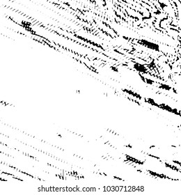 Abstract grunge grid stripe halftone background pattern. Black and white line vector illustration
