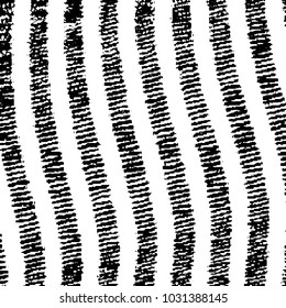 Abstract grunge grid stripe halftone background pattern. Black and white line vector illustration
