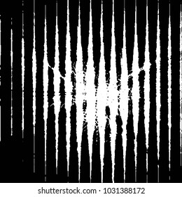 Abstract grunge grid stripe halftone background pattern. Black and white line vector illustration
