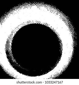 Abstract grunge grid stripe halftone background pattern. Black and white line vector illustration
