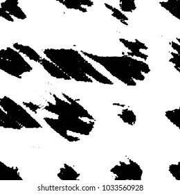 Abstract grunge grid stripe halftone background pattern. Black and white line vector illustration
