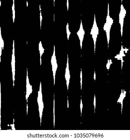 Abstract grunge grid stripe halftone background pattern. Black and white line vector illustration
