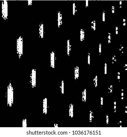 Abstract grunge grid stripe halftone background pattern. Black and white line vector illustration
