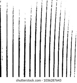 Abstract grunge grid stripe halftone background pattern. Black and white line vector illustration
