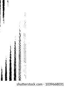 Abstract grunge grid stripe halftone background pattern. Black and white line vector illustration
