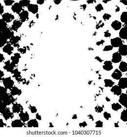 Abstract grunge grid stripe halftone background pattern. Black and white line vector illustration
