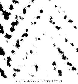Abstract grunge grid stripe halftone background pattern. Black and white line vector illustration
