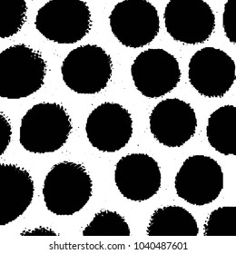 Abstract grunge grid stripe halftone background pattern. Black and white line vector illustration
