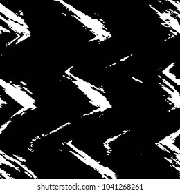 Abstract grunge grid stripe halftone background pattern. Black and white line vector illustration
