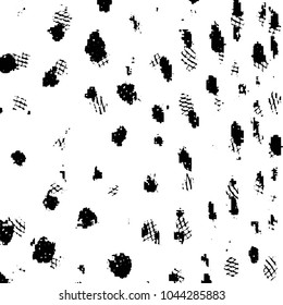 Abstract grunge grid stripe halftone background pattern. Black and white line vector illustration
