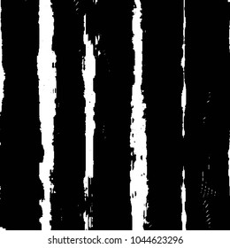 Abstract grunge grid stripe halftone background pattern. Black and white line vector illustration