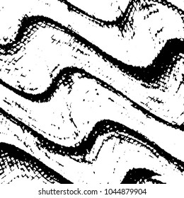 Abstract grunge grid stripe halftone background pattern. Black and white line vector illustration
