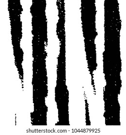 Abstract grunge grid stripe halftone background pattern. Black and white line vector illustration
