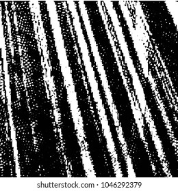 Abstract grunge grid stripe halftone background pattern. Black and white line vector illustration
