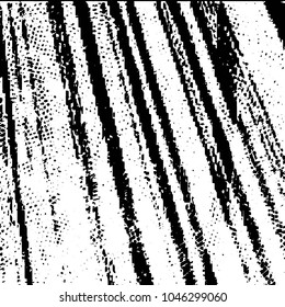 Abstract grunge grid stripe halftone background pattern. Black and white line vector illustration
