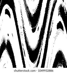 Abstract grunge grid stripe halftone background pattern. Black and white line vector illustration
